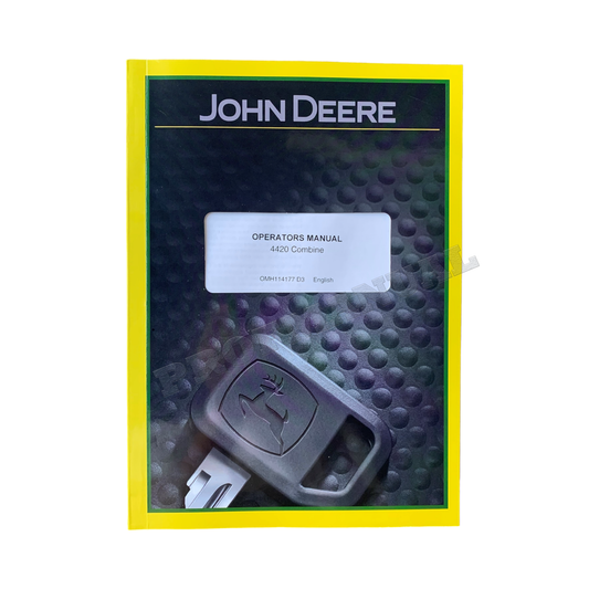 JOHN DEERE 4420 COMBINE OPERATOR MANUAL #2