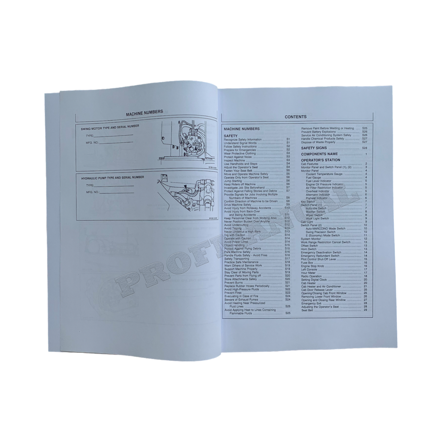 HITACHI EX75UR-3 EXCAVATOR OPERATORS MANUAL #1