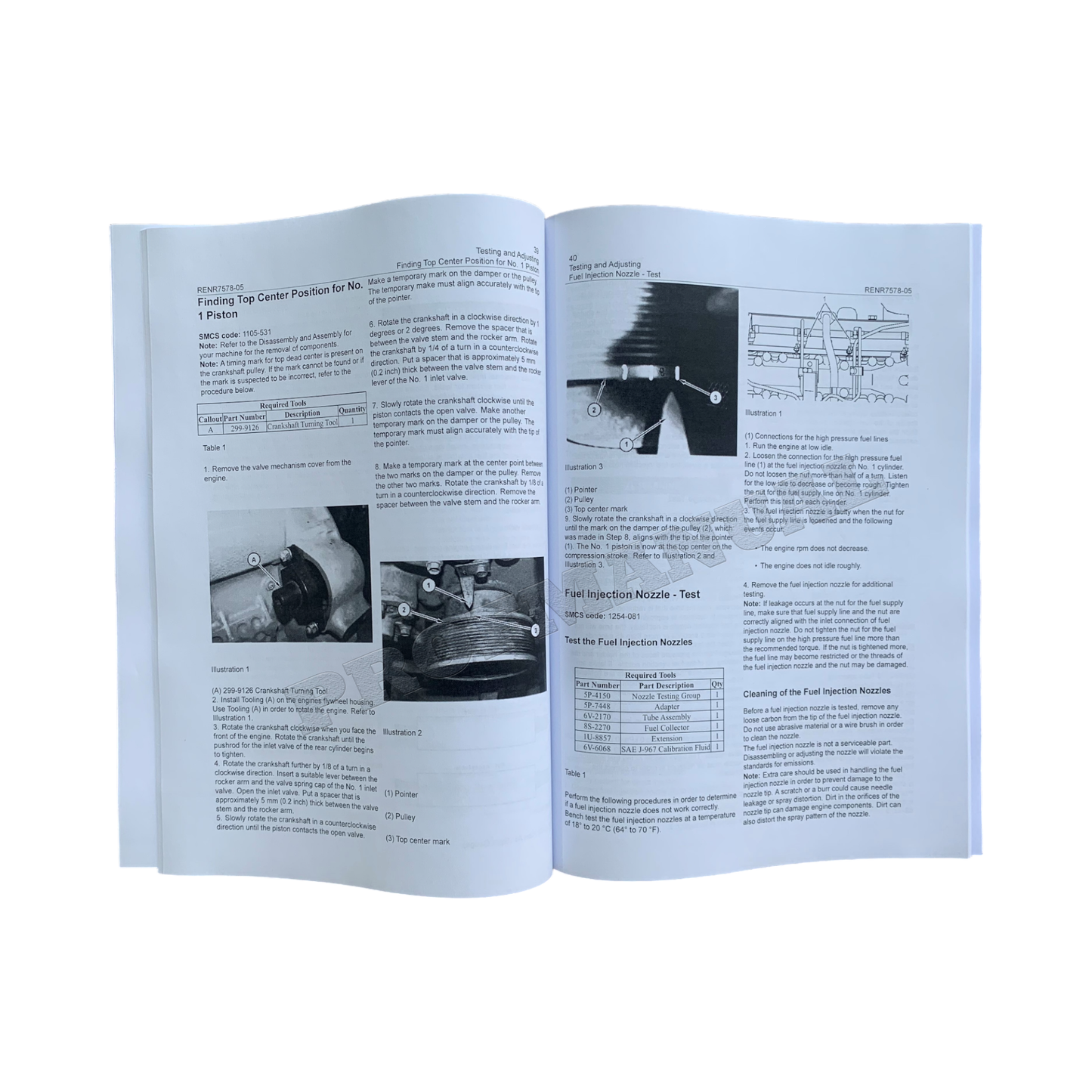 Caterpillar 3044C Motortest- und Einstellhandbuch