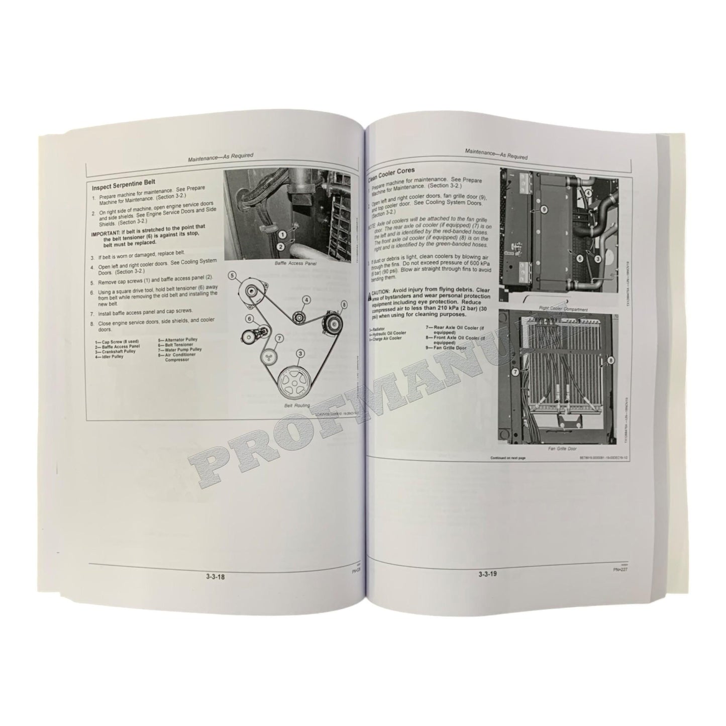 JOHN DEERE 444P LOADER OPERATORS MANUAL