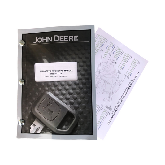 JOHN DEERE 7330 TRACTOR SERVICE MANUAL + !BONUS!