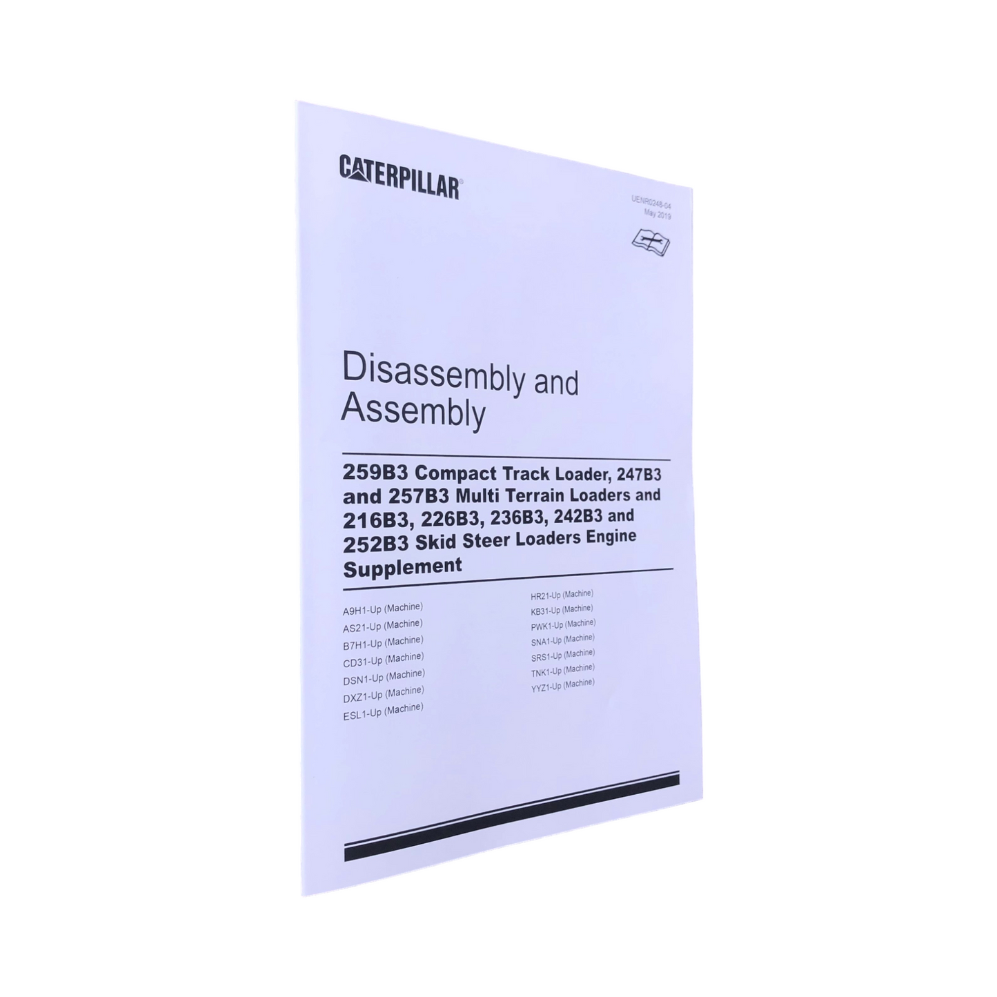 Caterpillar 259B3 247B3 257B3 216B3 Engine Suppl Service Manual Disassem Assem