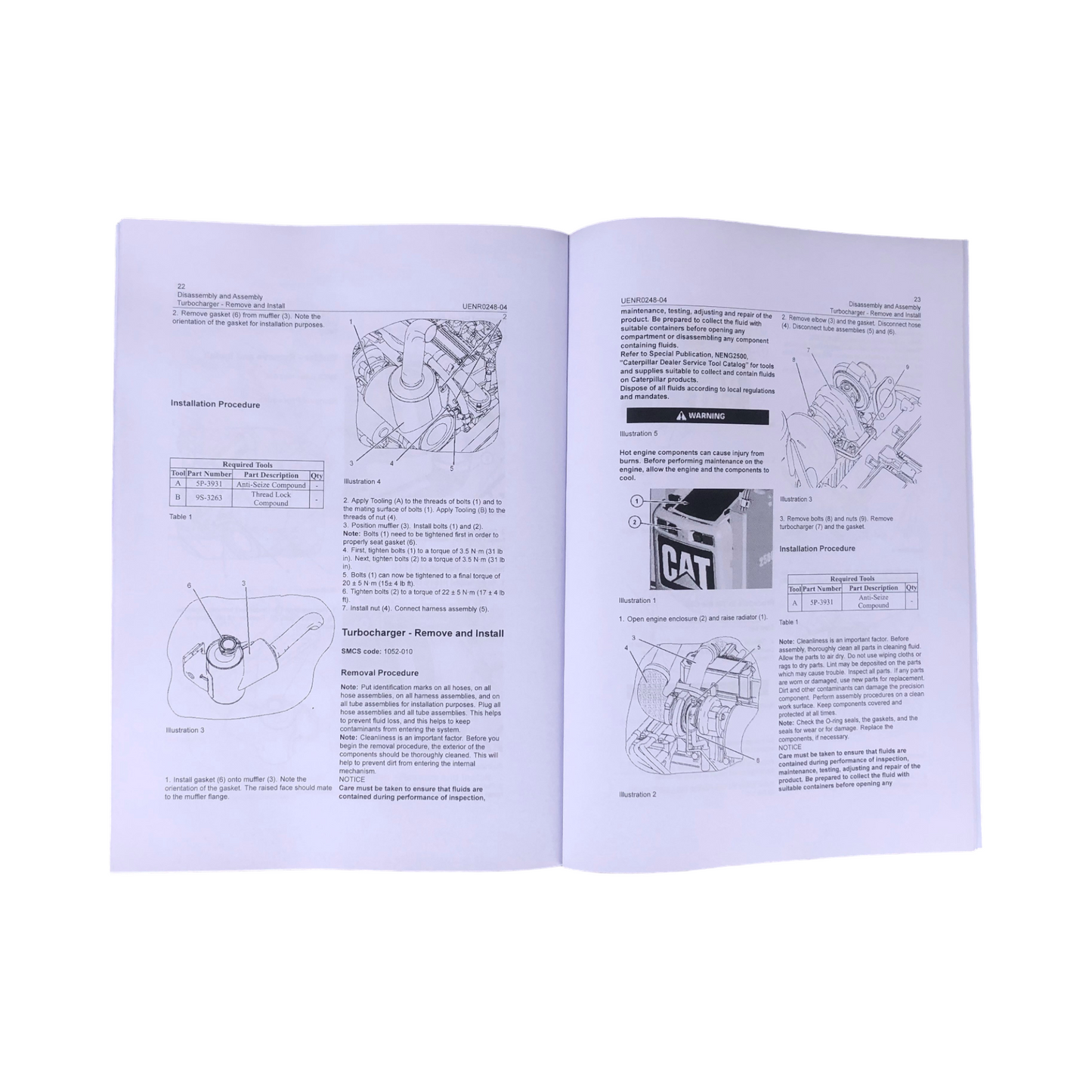 Caterpillar 259B3 247B3 257B3 216B3 Engine Suppl Service Manual Disassem Assem