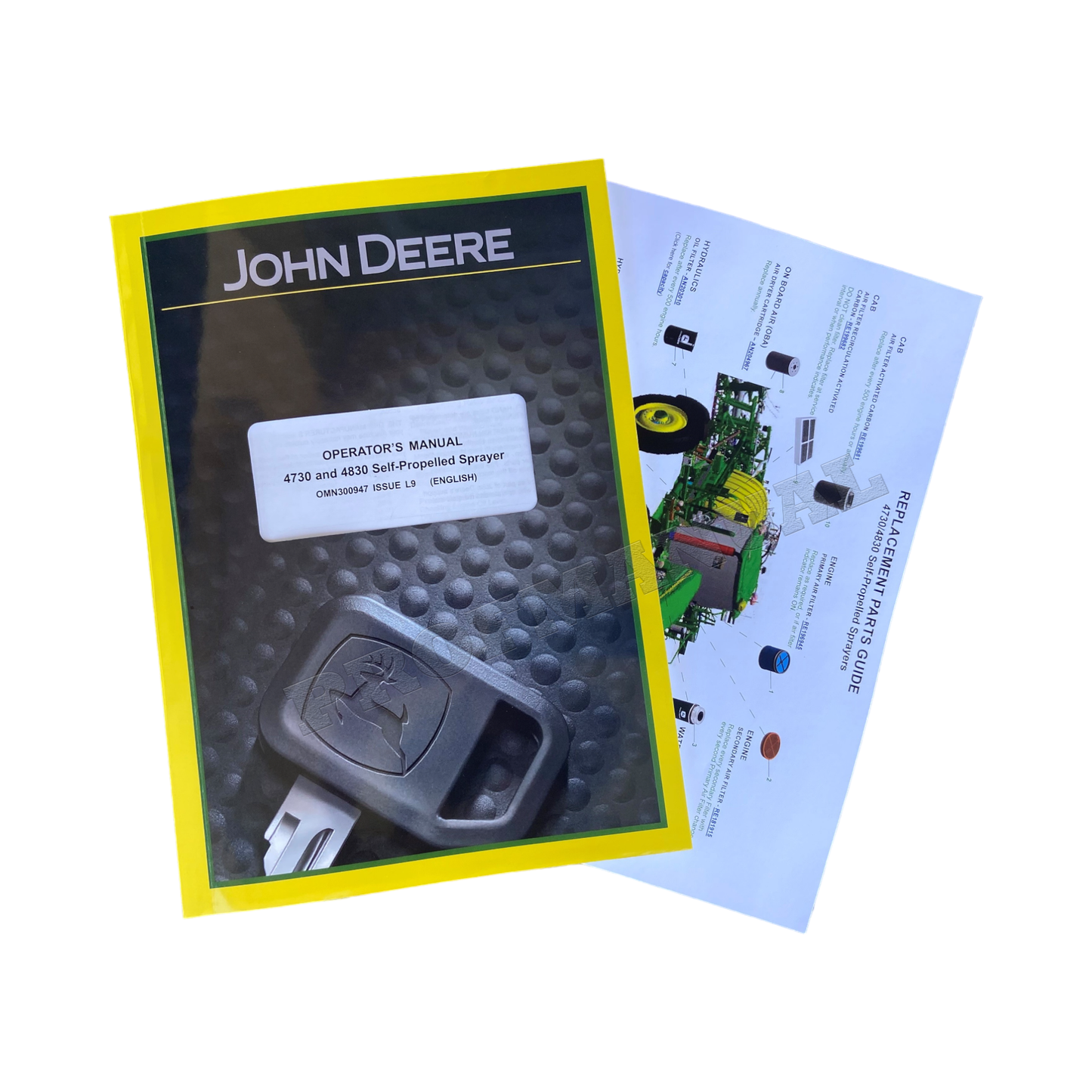 JOHN DEERE 4730 4830 SPRAYER OPERATORS MANUAL + BONUS