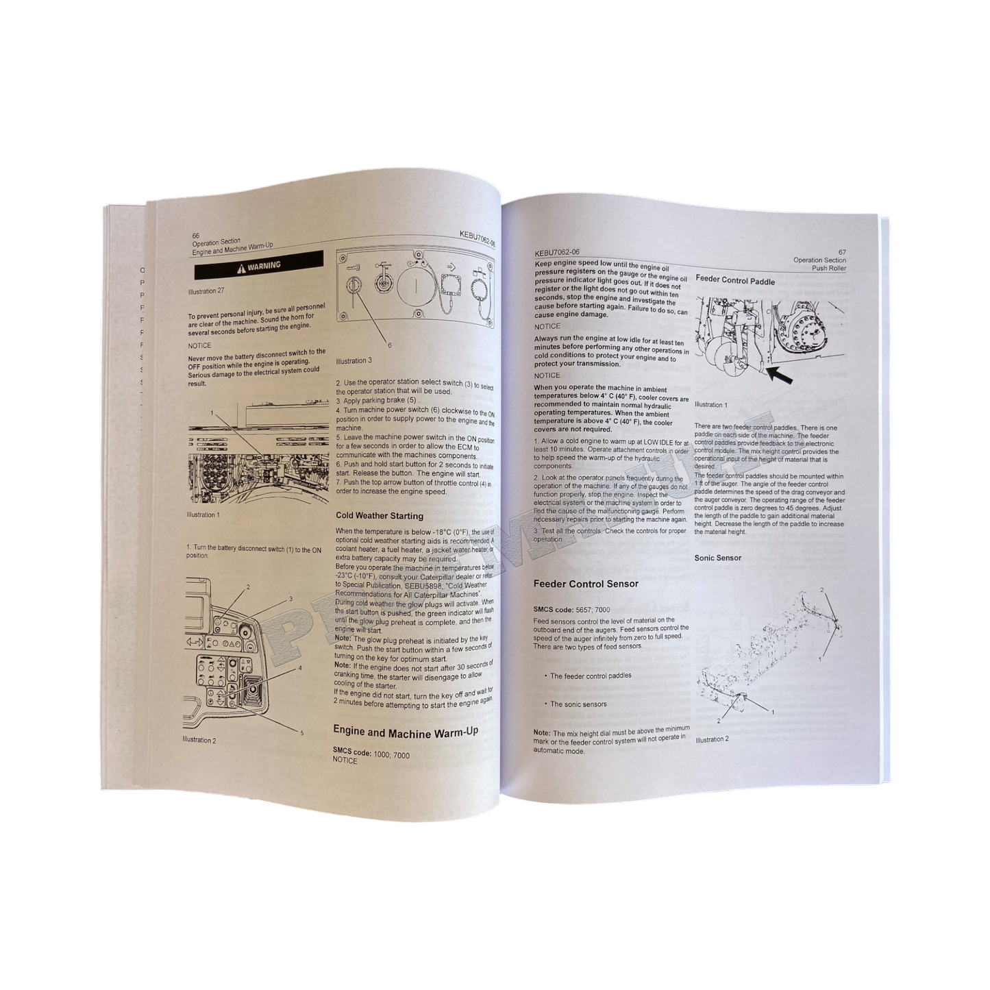 Caterpillar AP1055 AP1055F Asphalt Paver Operators Manual TJ51-Up F7T1-UP