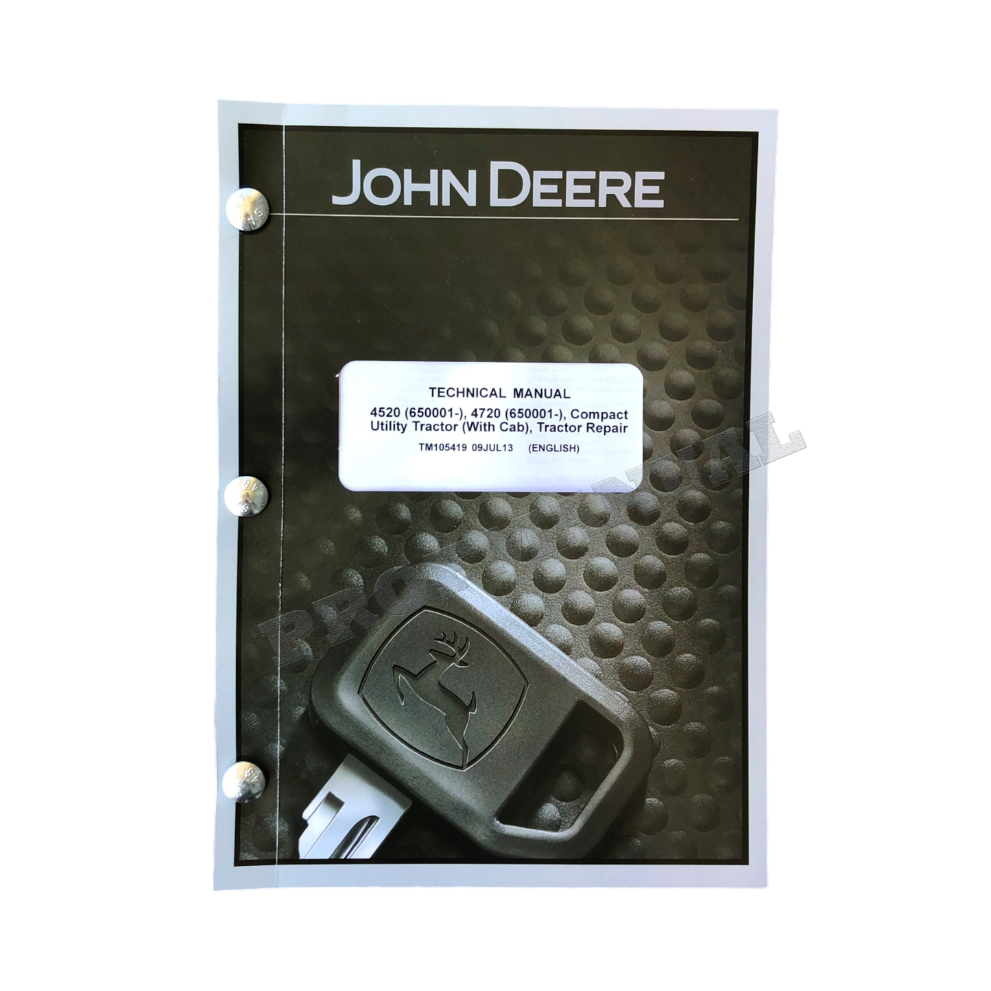 JOHN DEERE 4720 4520 TRACTOR SERVICE MANUAL #2