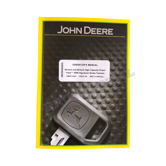 JOHN DEERE 54HC 60HC X940 X948 X949 TRACTOR OPERATORS MANUAL