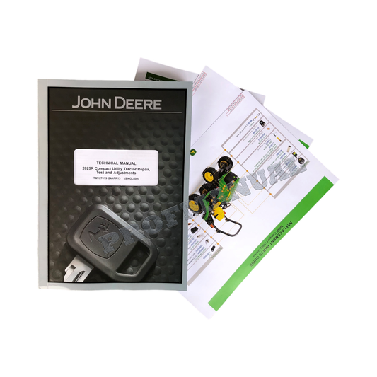 SERVICEHANDBUCH FÜR TRAKTOR JOHN DEERE 2025R + !BONUS! 