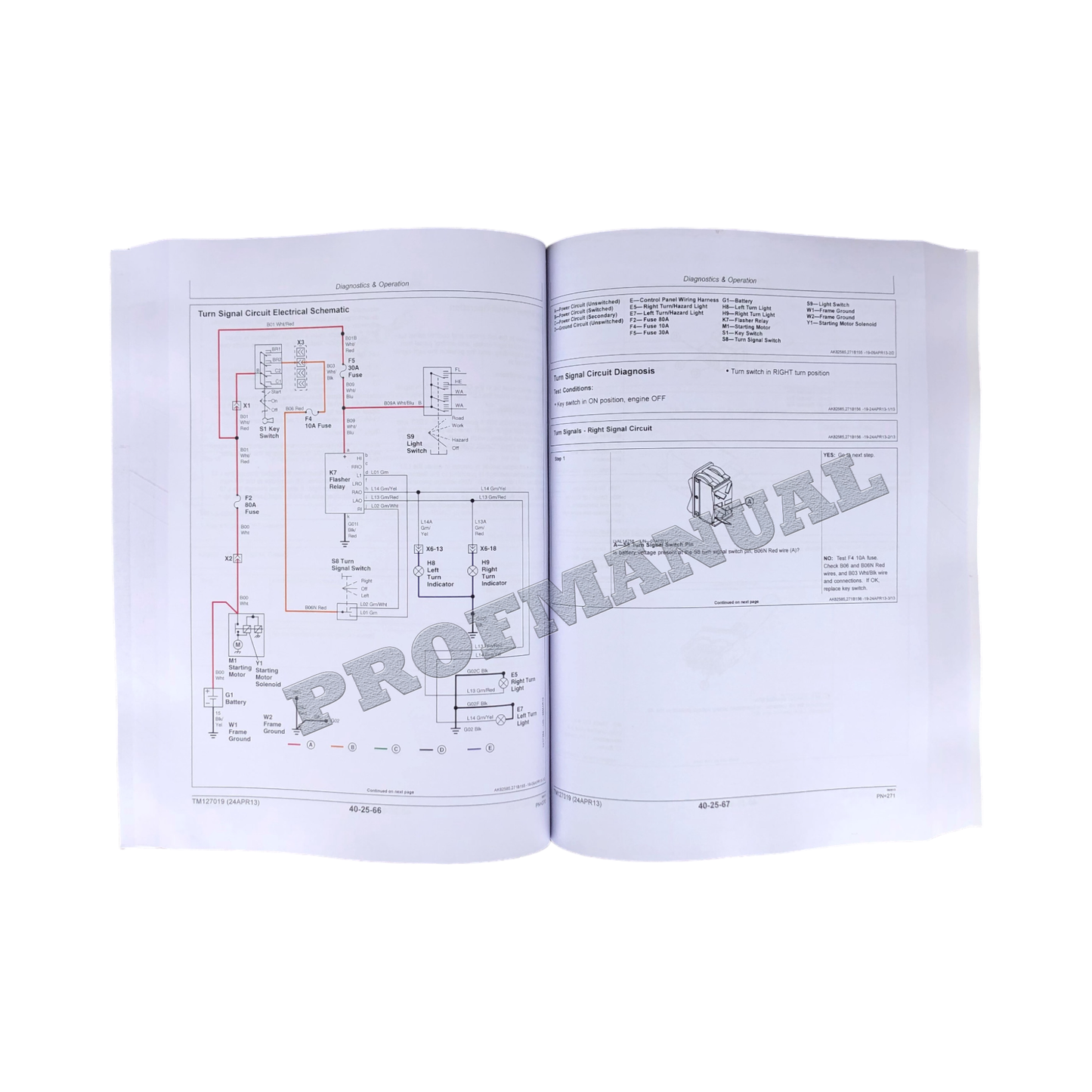 SERVICEHANDBUCH FÜR TRAKTOR JOHN DEERE 2025R + !BONUS! 