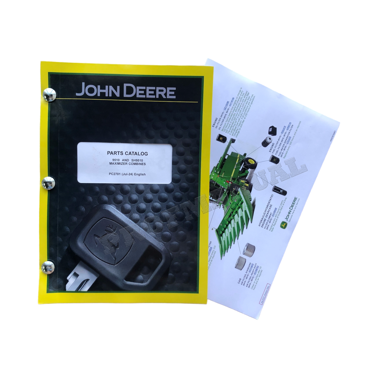 JOHN DEERE 9510 SH9510 MÄHDRESCHER-ERSATZTEILKATALOG-HANDBUCH + !BONUS!