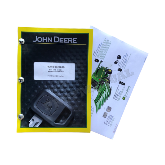 JOHN DEERE 9510  SH9510 COMBINE PARTS CATALOG MANUAL + !BONUS!