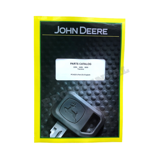 JOHN DEERE 2250 2450 2650 TRAKTOR TEILEKATALOGHANDBUCH