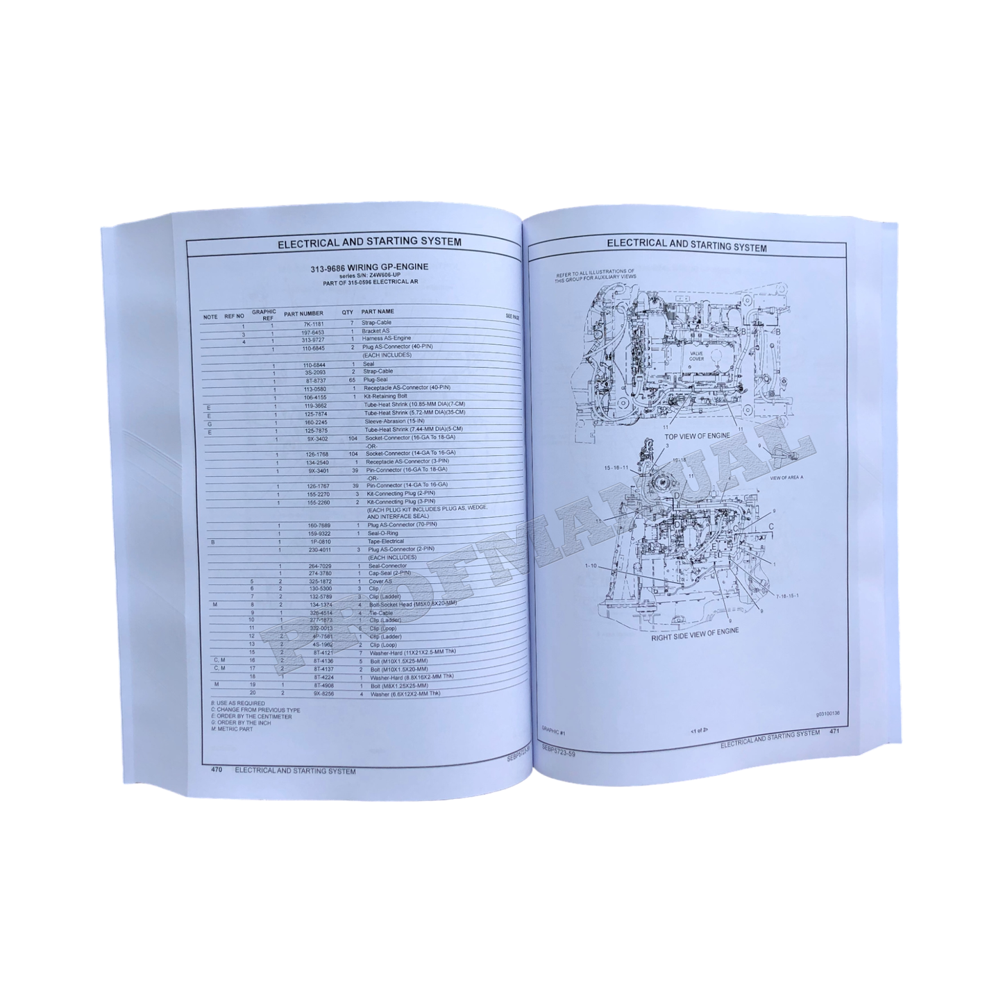 Manuel du catalogue des pièces détachées de la chargeuse sur pneus Caterpillar Cat 972K SEBP5723