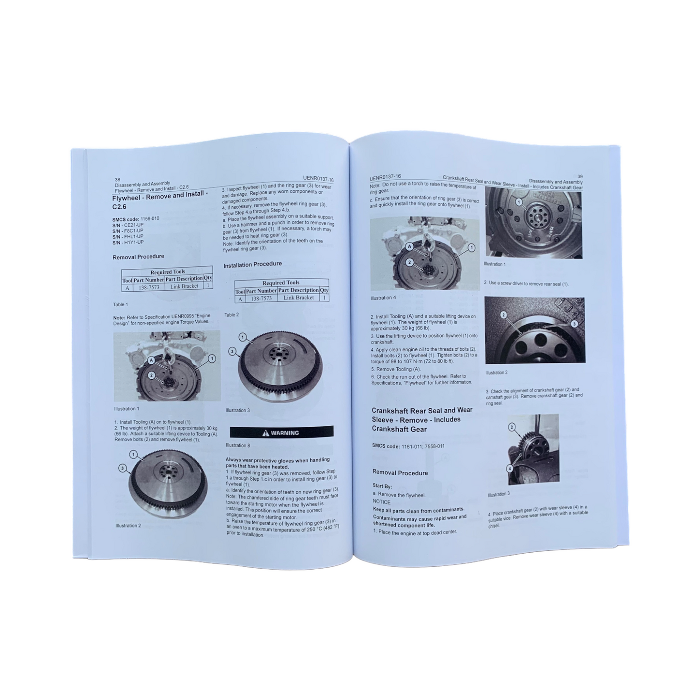 Caterpillar C2.6 C3.3B Engine Assembly Disassembly Service Manual