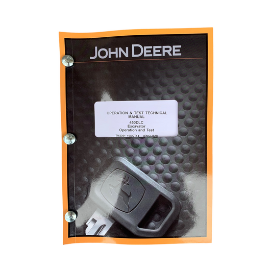 JOHN DEERE 450DLC EXCAVATOR OPERATION TEST SERVICE MANUAL