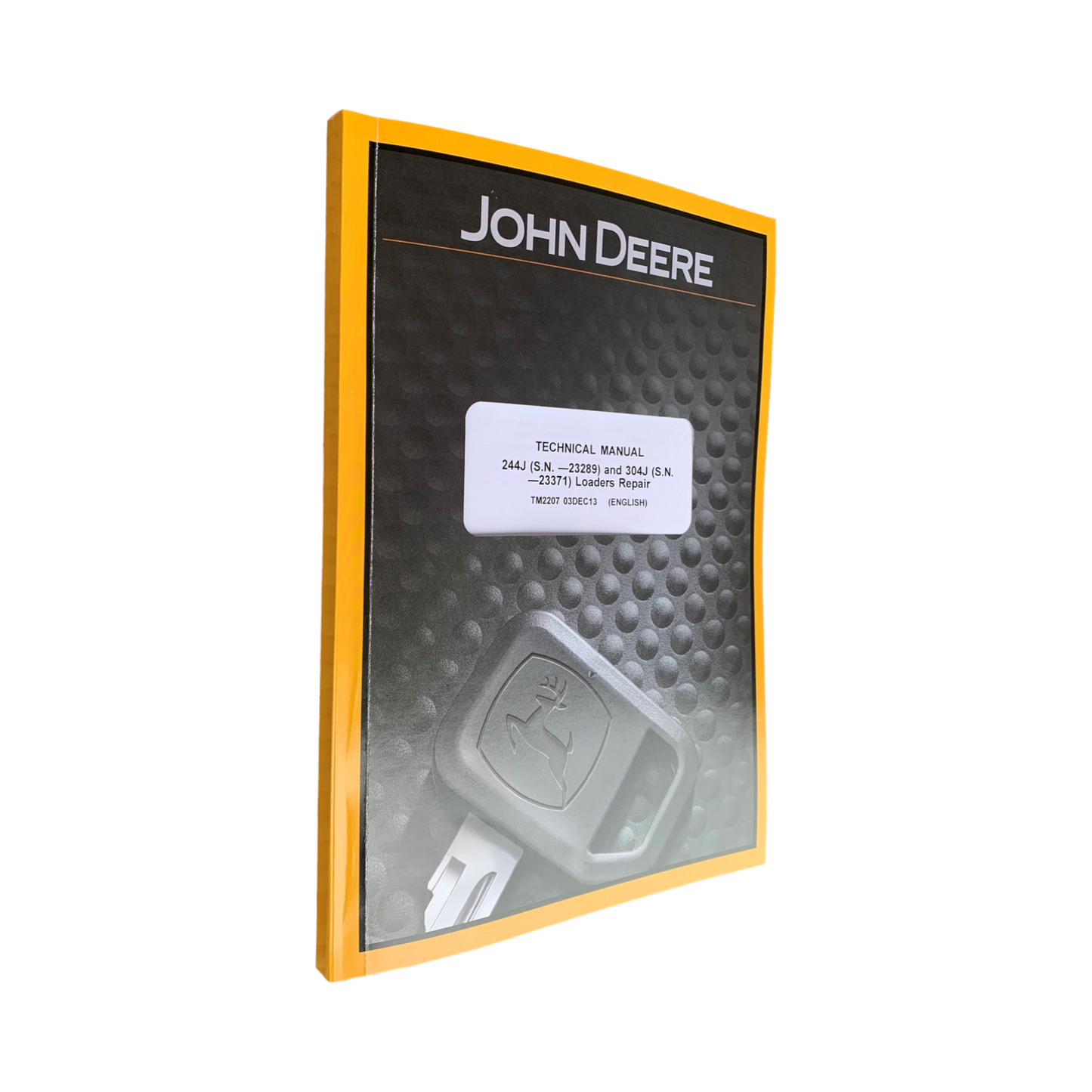 JOHN DEERE 244J 304J LOADER REPAIR SERVICE MANUAL+ !BONUS!