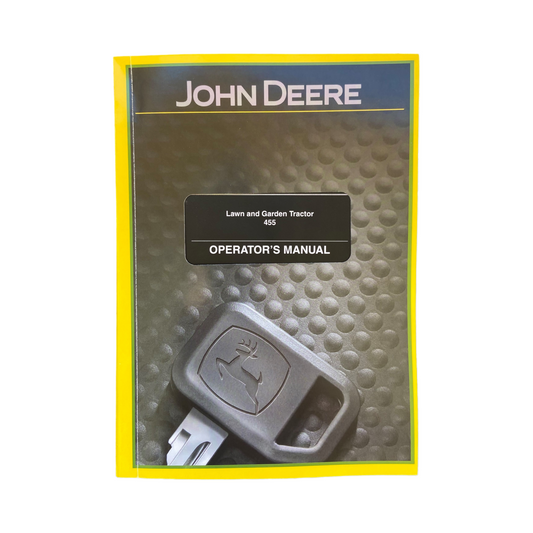 JOHN DEERE 455 TRACTOR OPERATORS MANUAL