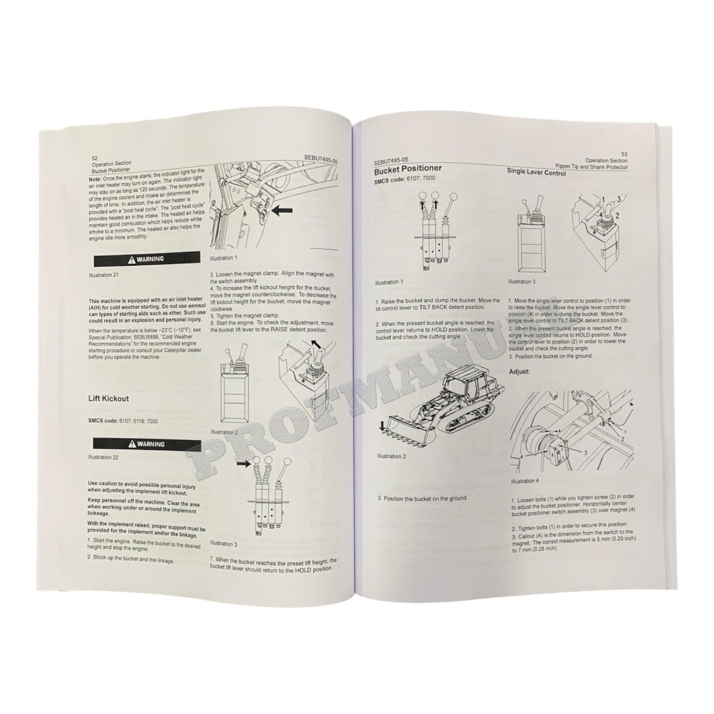 Wartungshandbuch für den Bediener des Raupenladers Caterpillar 953C