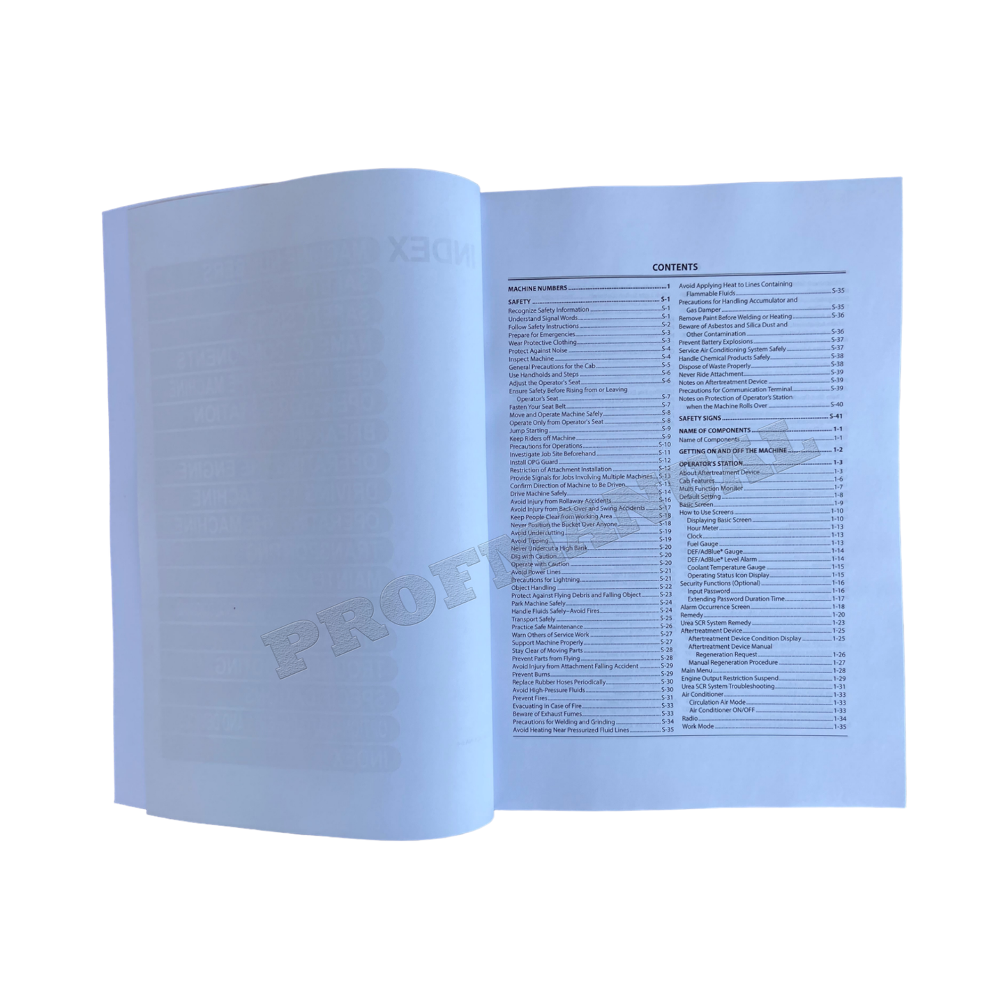 HITACHI 250LC-6N 300LC-6N 350LC-6N 380LC-6N EXCAVATOR OPERATORS MANUAL