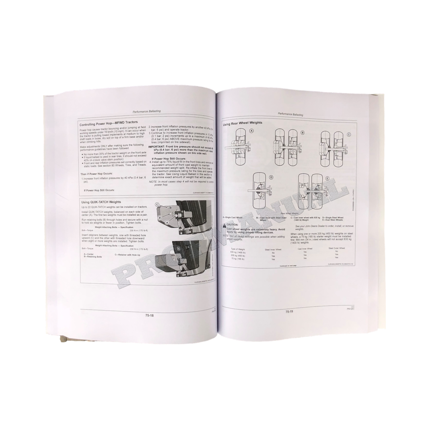 JOHN DEERE 8360R 8335R 8310R 8235R 8260R 8285R TRACTOR OPERATORS MANUAL