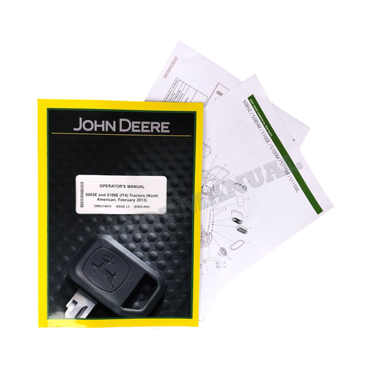 JOHN DEERE 5085E 5100E TRACTOR OPERATORS MANUAL FEB2013 +BONUS