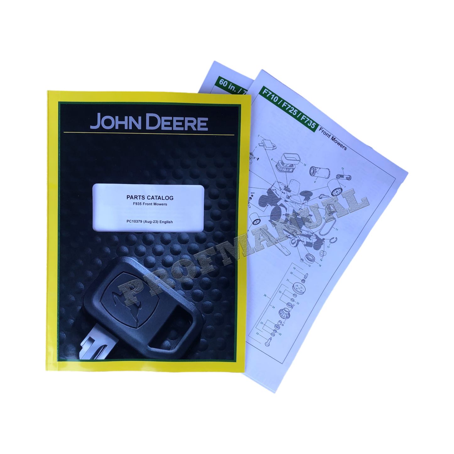 JOHN DEERE F935 MOWER PARTS CATALOG MANUAL + !BONUS!