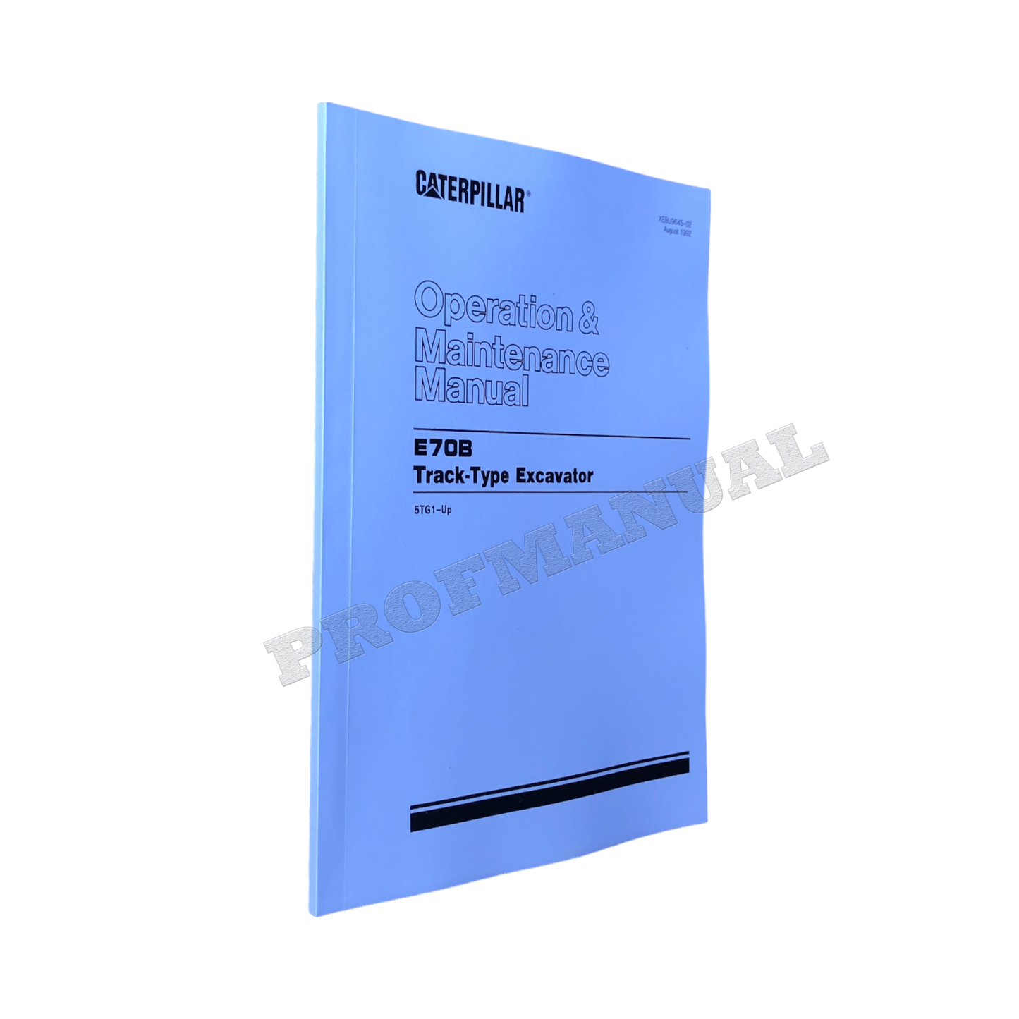 Caterpillar E70B Track Type Excavator Operators Maintenance Manual