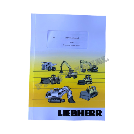 Liebherr R946 Bagger Bedienungsanleitung