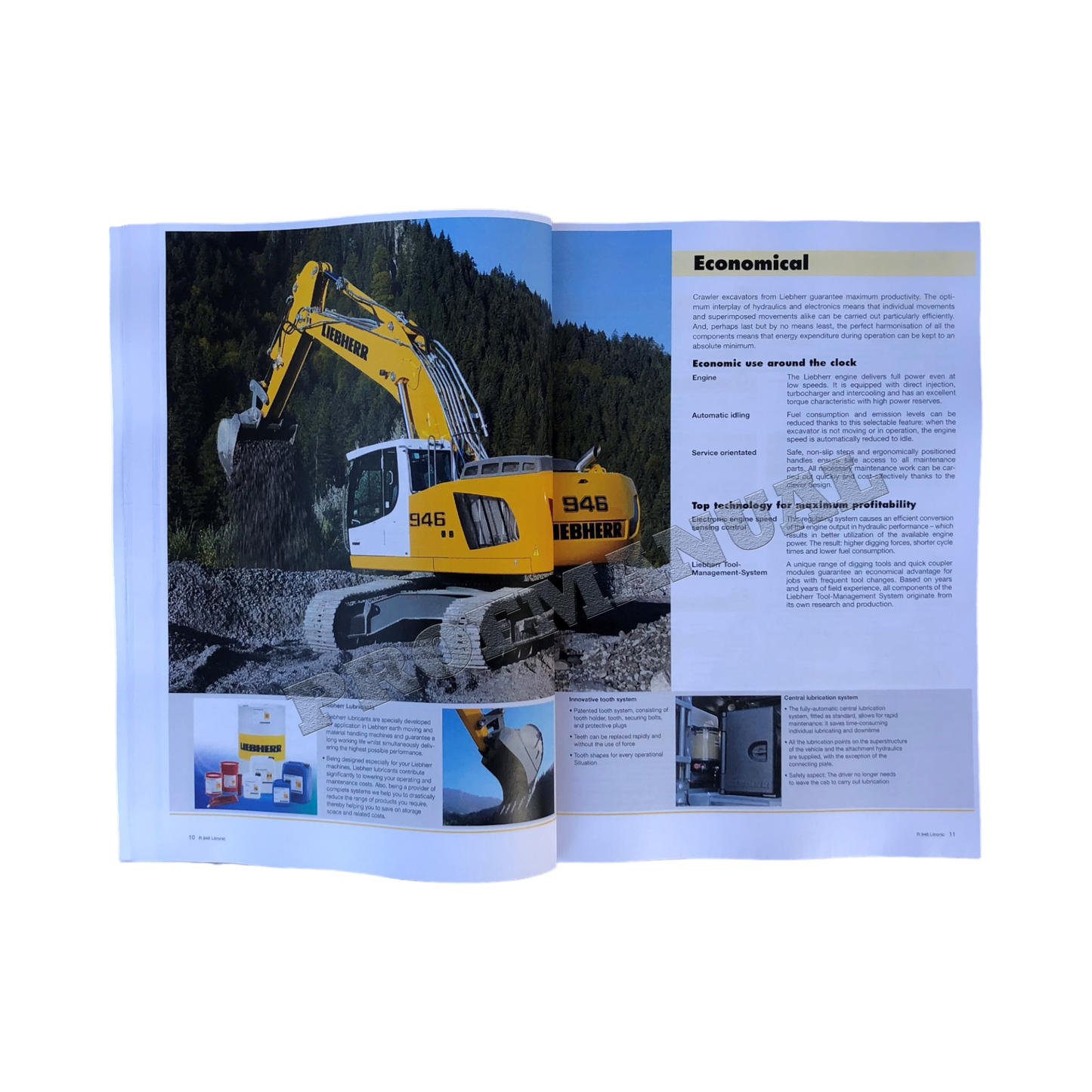 Liebherr R946 Excavator Operators manual