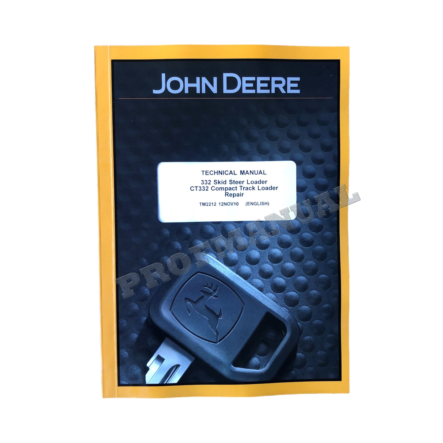 JOHN DEERE 332 SKID STEER LOADER СТ332 COMPACT TRACK LOADER REPAIR MANUAL