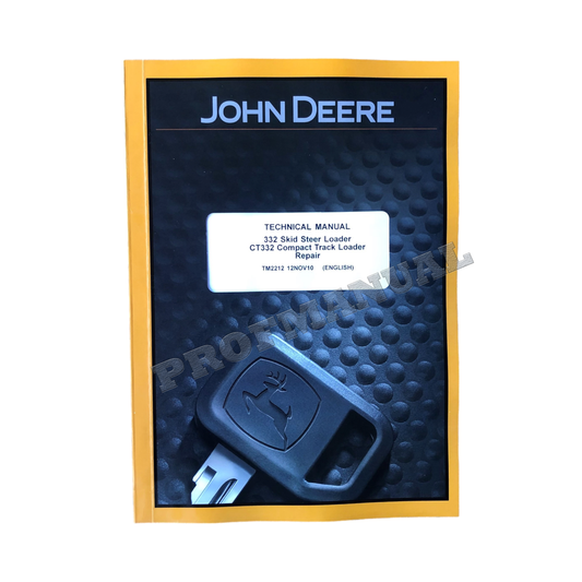 JOHN DEERE 332 SKID STEER LOADER СТ332 COMPACT TRACK LOADER REPAIR MANUAL