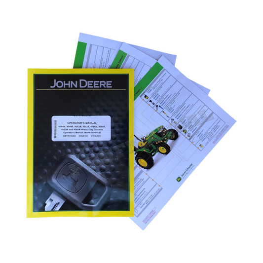 JOHN DEERE 4044M 4066M 4044R 4066R TRAKTOR-BETRIEBSHANDBUCH + !BONUS!