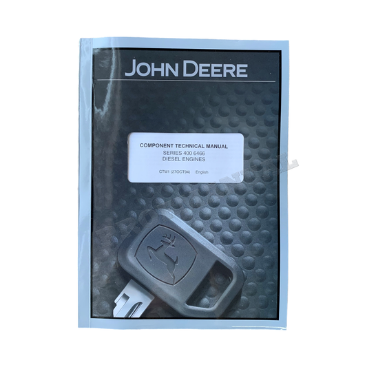 John Deere SERIES 400 6466 Engine Service manual