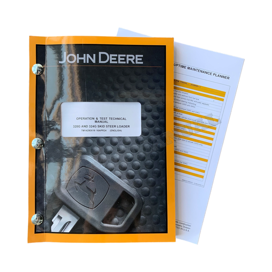 JOHN DEERE 320G 324G SKID STEER OPERATION TEST SERVICE MANUAL + !BONUS!