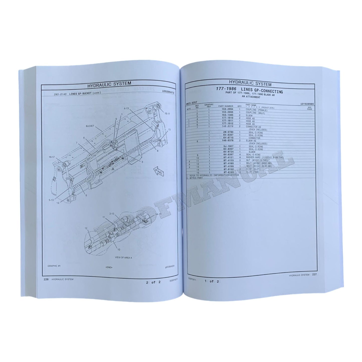 Ersatzteilkatalog für den Kompakt-Raupenlader Caterpillar Cat 259D, Handbuch SEBP5971