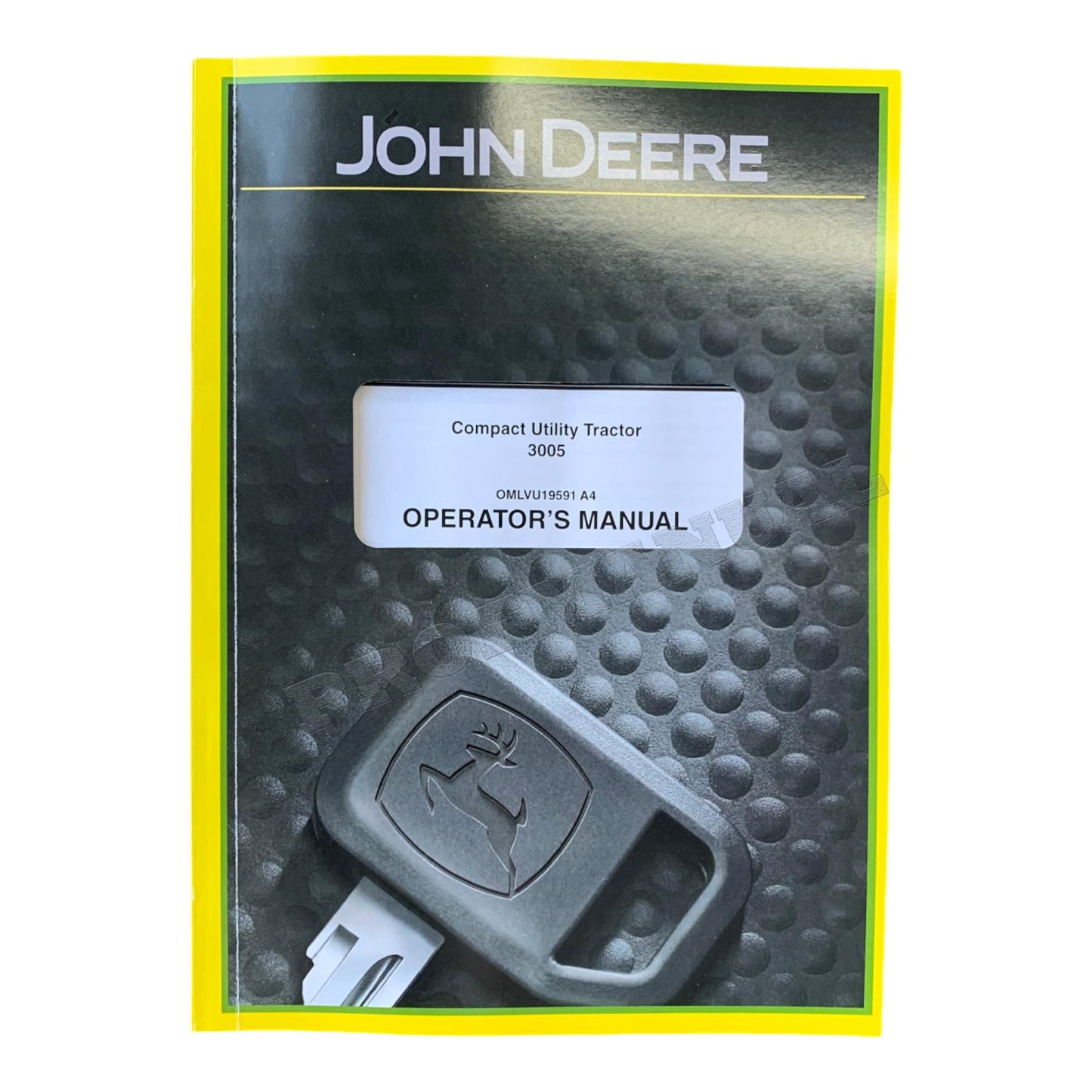 JOHN DEERE 3005 TRACTOR OPERATORS MANUAL + !BONUS!