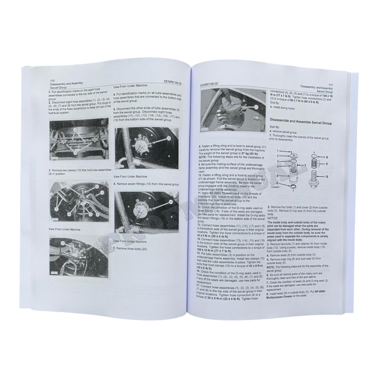 Caterpillar Cat 307 EXCAVATOR Disassembly Assembly Manual