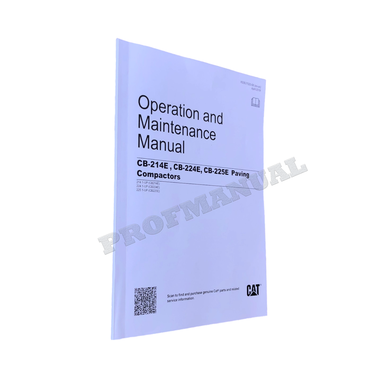 Caterpillar CB 214E 224E 225E Paving Compactor Operators Maintenance Manual