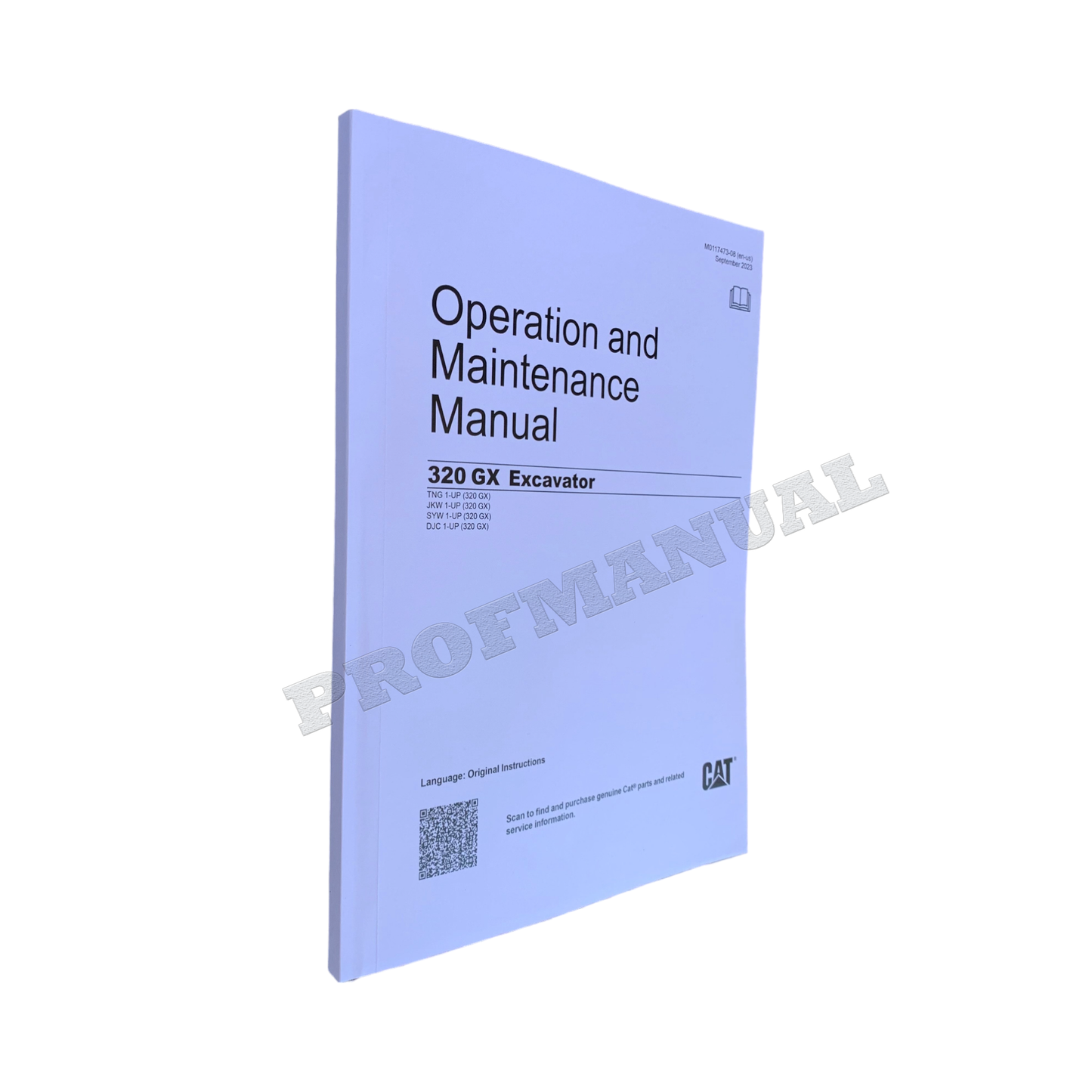 Caterpillar 320 GX Excavator Operators Maintenance Manual