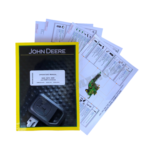 JOHN DEERE S660 S670 S680 S690 COMBINE OPERATORS MANUAL + !BONUS!