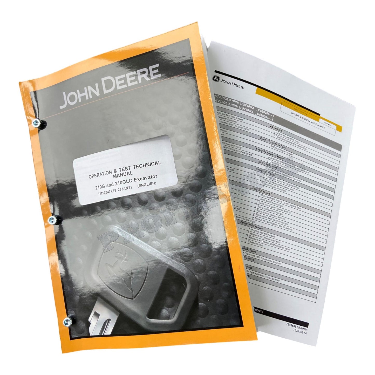 JOHN DEERE 210G 210GLC EXCAVATOR OPERATION TEST SERVICE MANUAL S.N. F521988-