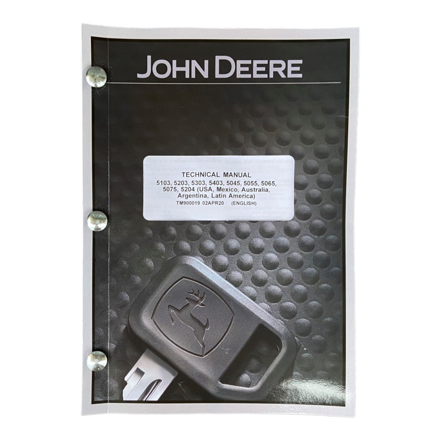 JOHN DEERE 5045D 5045E 5055D 5055E 5065E 5075E TRACTOR REPAIR SERVICE MANUAL