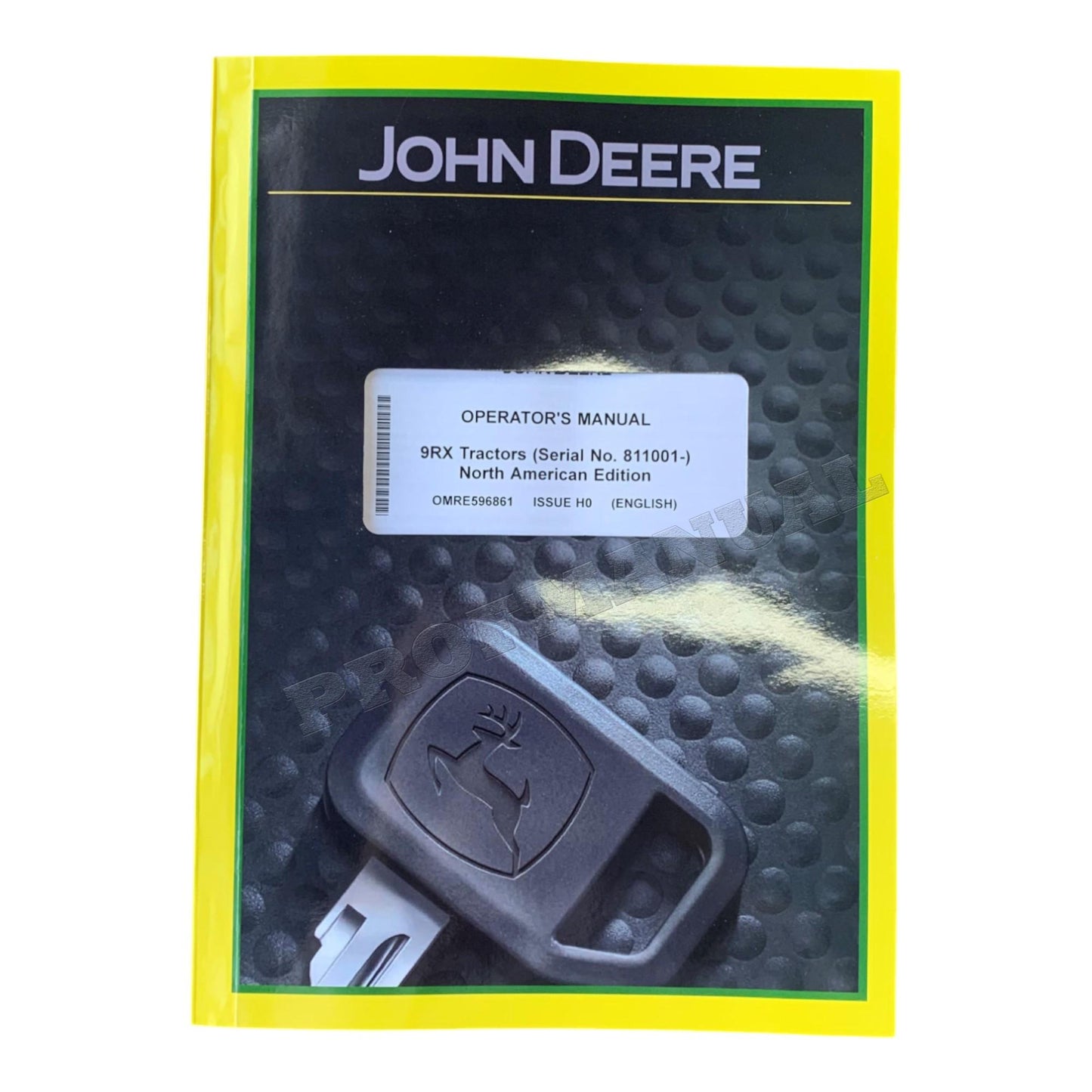 JOHN DEERE 9420RX 9470RX 9520RX 9570RX 9620RX TRACTOR OPERATORS MANUAL 811001-