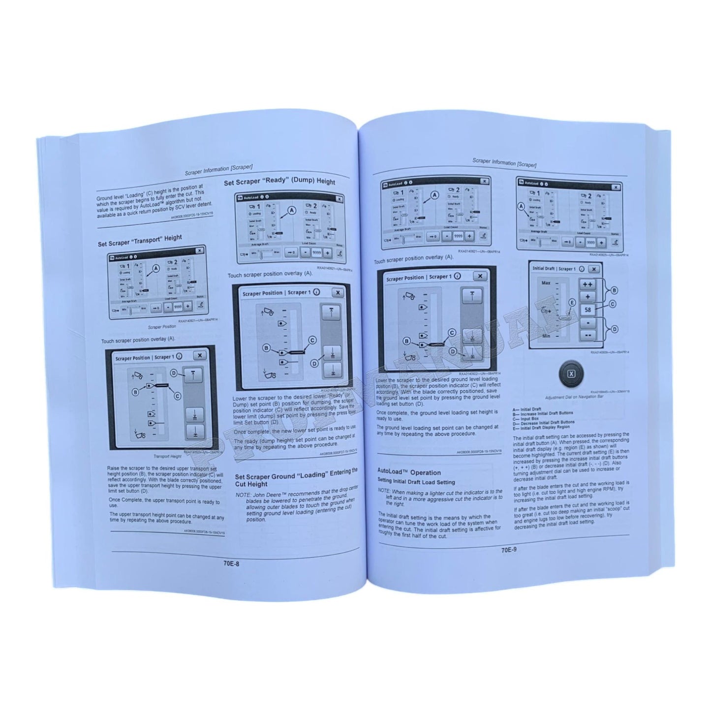 JOHN DEERE 9420RX 9470RX 9520RX 9570RX 9620RX TRACTOR OPERATORS MANUAL 811001-