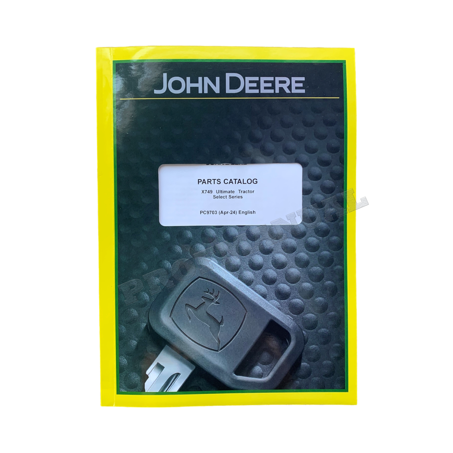 John Deere X749 Select Serie Ultimate Tractor Parts Catalog Manual + !BONUS!