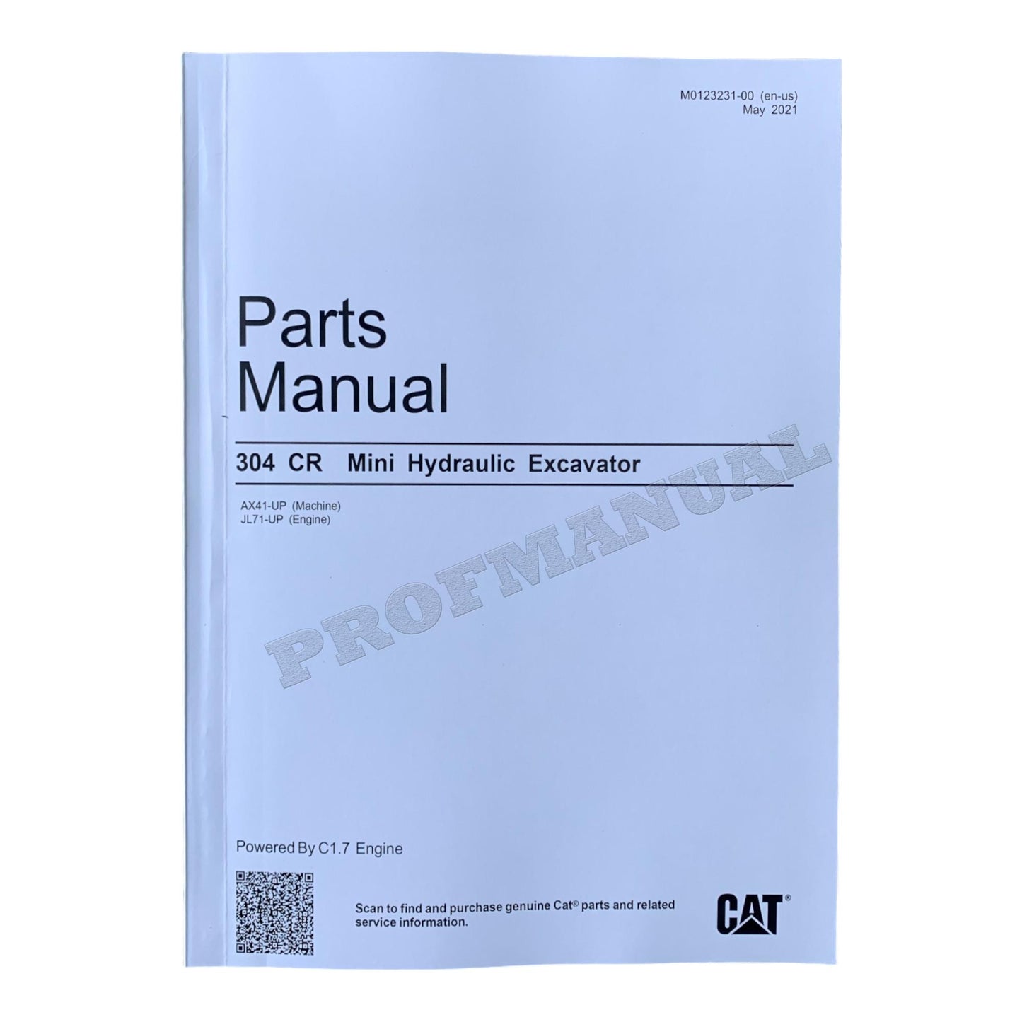 Ersatzteilkatalog für den Mini-Hydraulikbagger Caterpillar Cat 304 CR