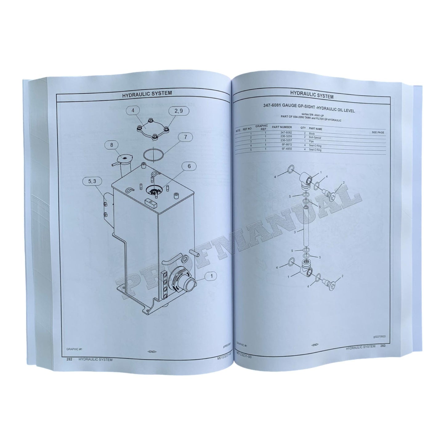 Caterpillar Cat 304 CR Mini Hydraulic Excavator Parts Catalog Manual