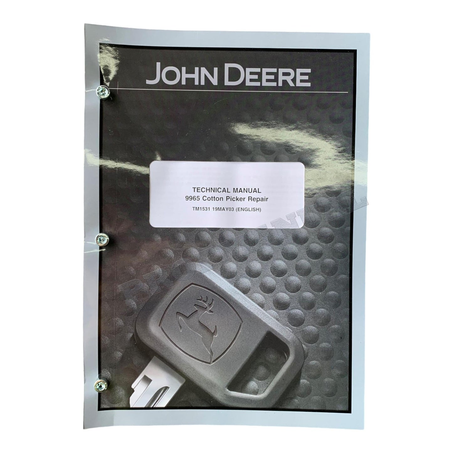 JONH DEERE 9965 COTTON PICKER REPAIR SERVICE TECHNICAL MANUAL TM1531