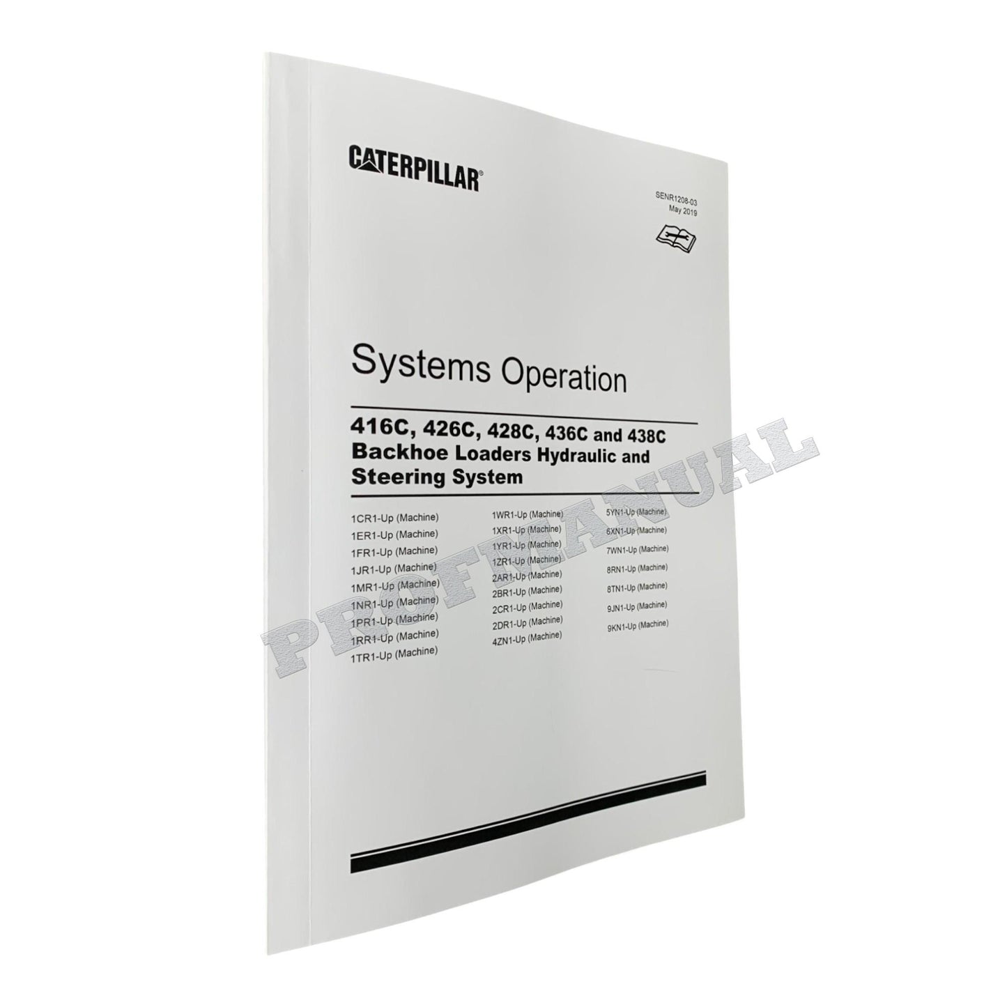 Caterpillar 416C 426C 428C 436C Backhoe Loader Hydraulic Steering Service Manual 4Books