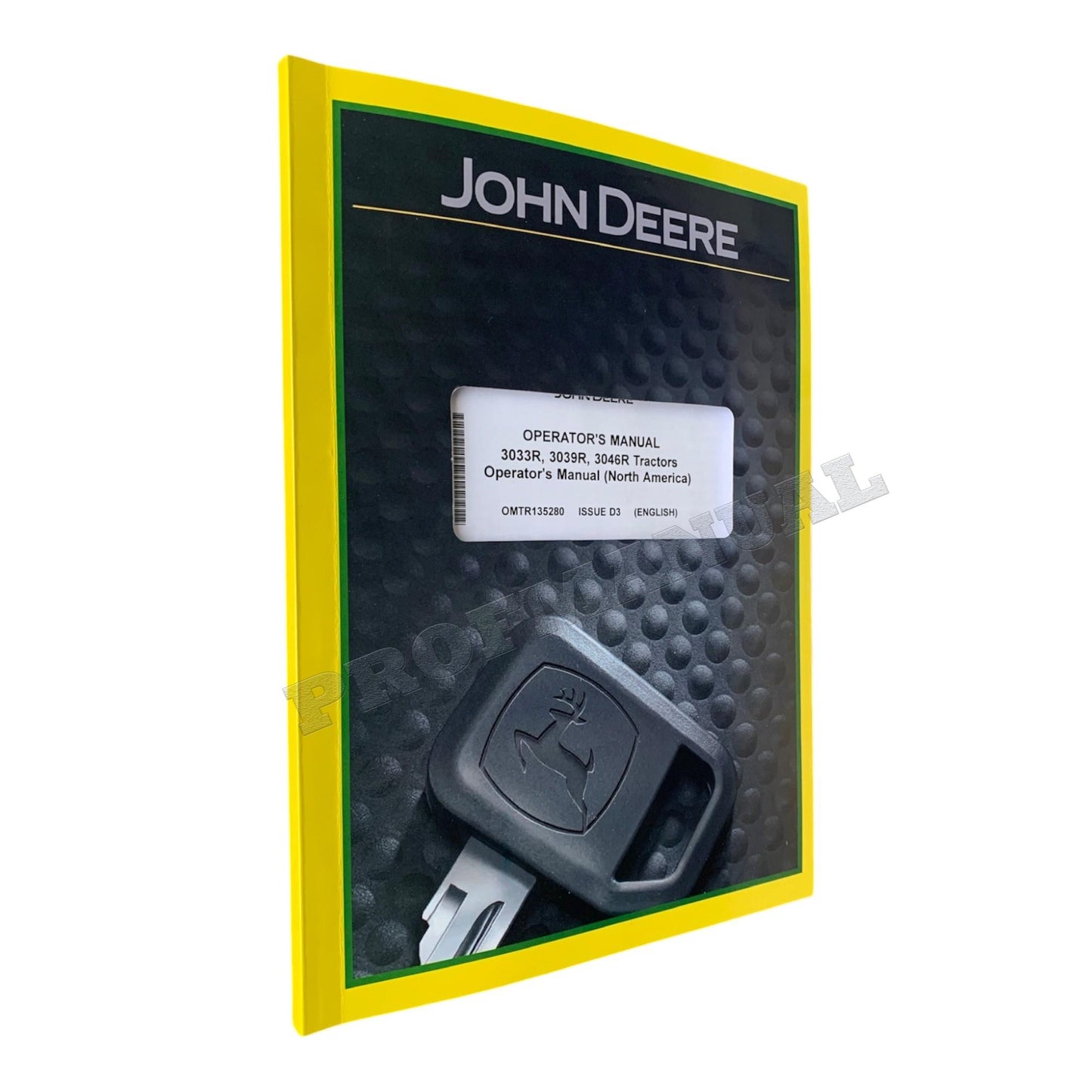 JOHN DEERE 3033R 3046R 3039R TRACTOR OPERATORS MANUAL SN NP000001- +!BONUS!